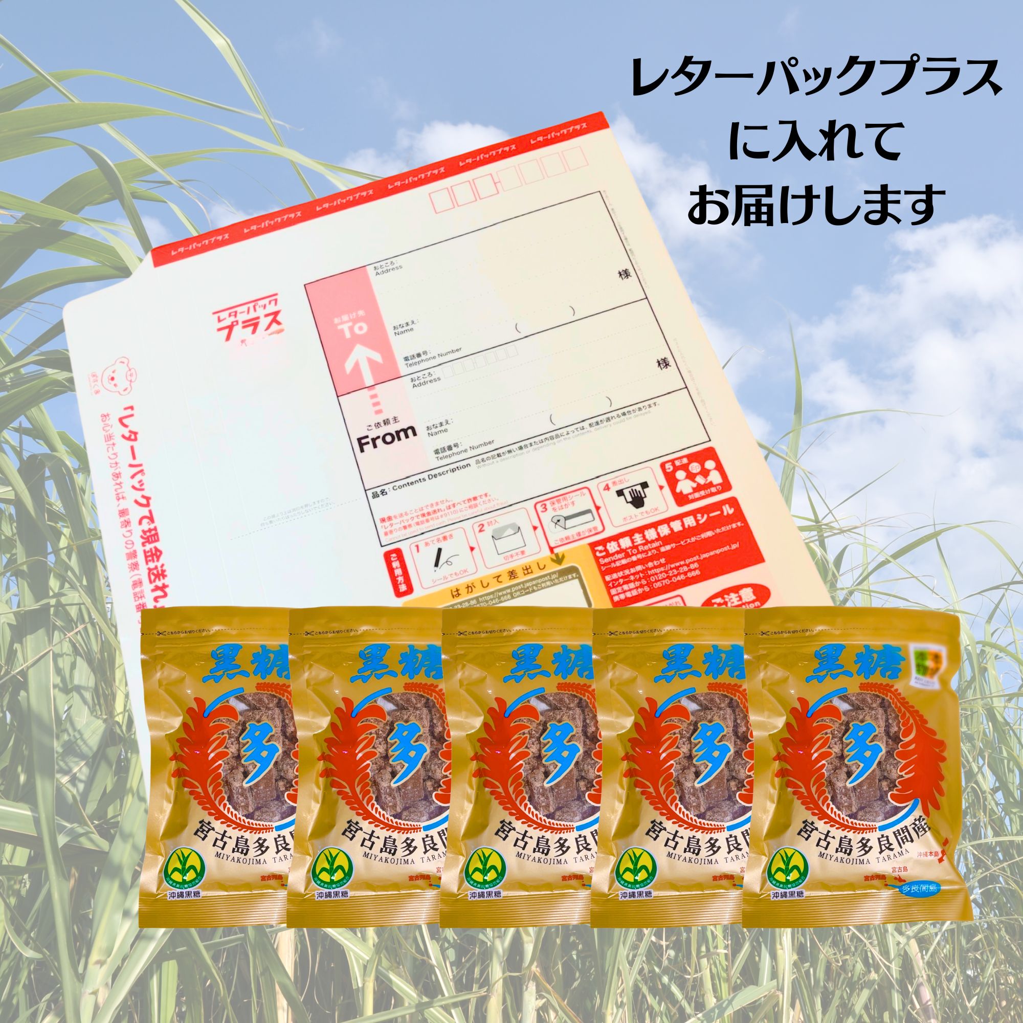 お手軽1kg!! さとうきび100％ 本場の宮古島多良間産 黒糖200g×5袋