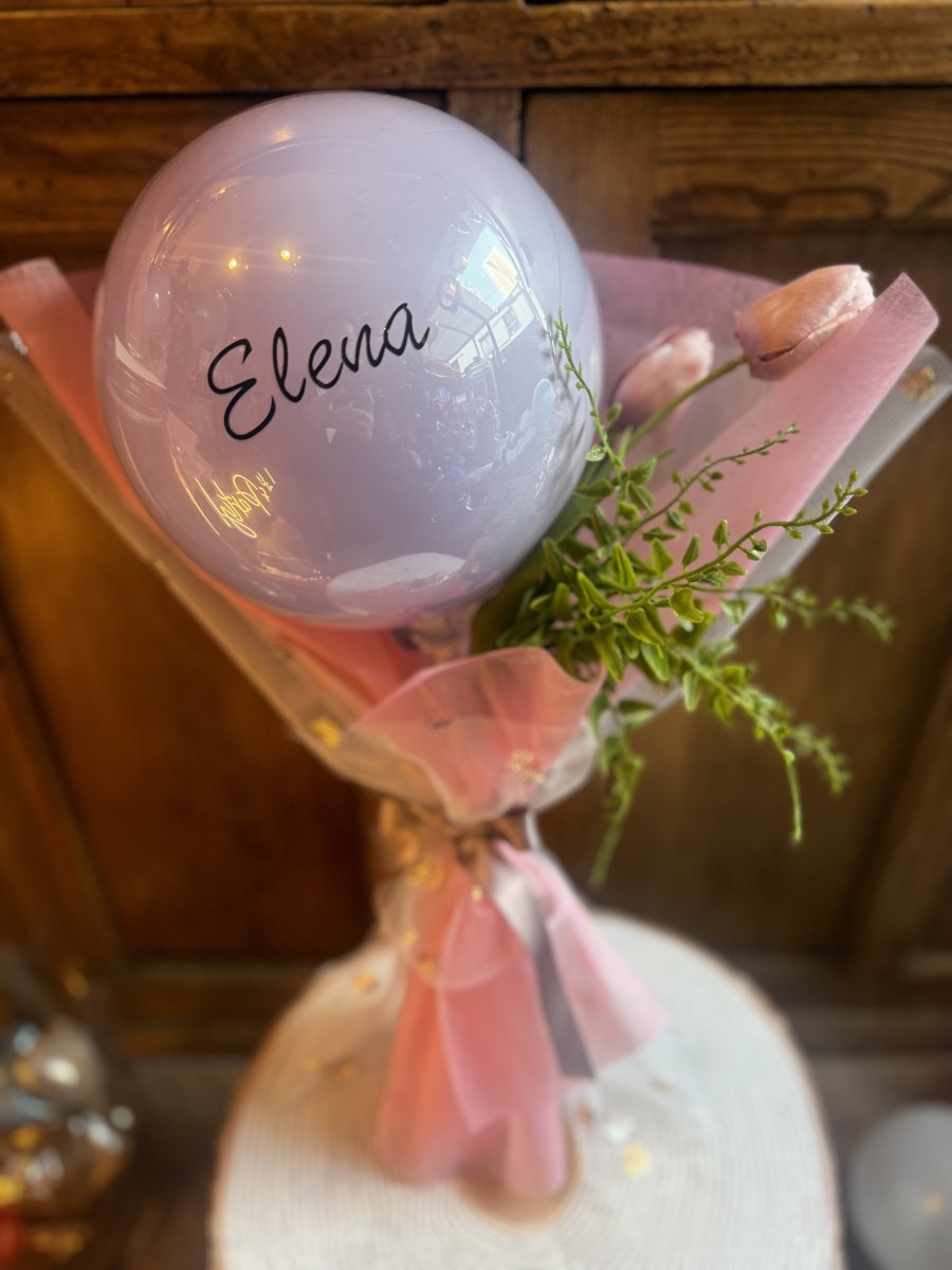 アーティフィシャルフラワー✖️メッセージ入りバルーンバンチ