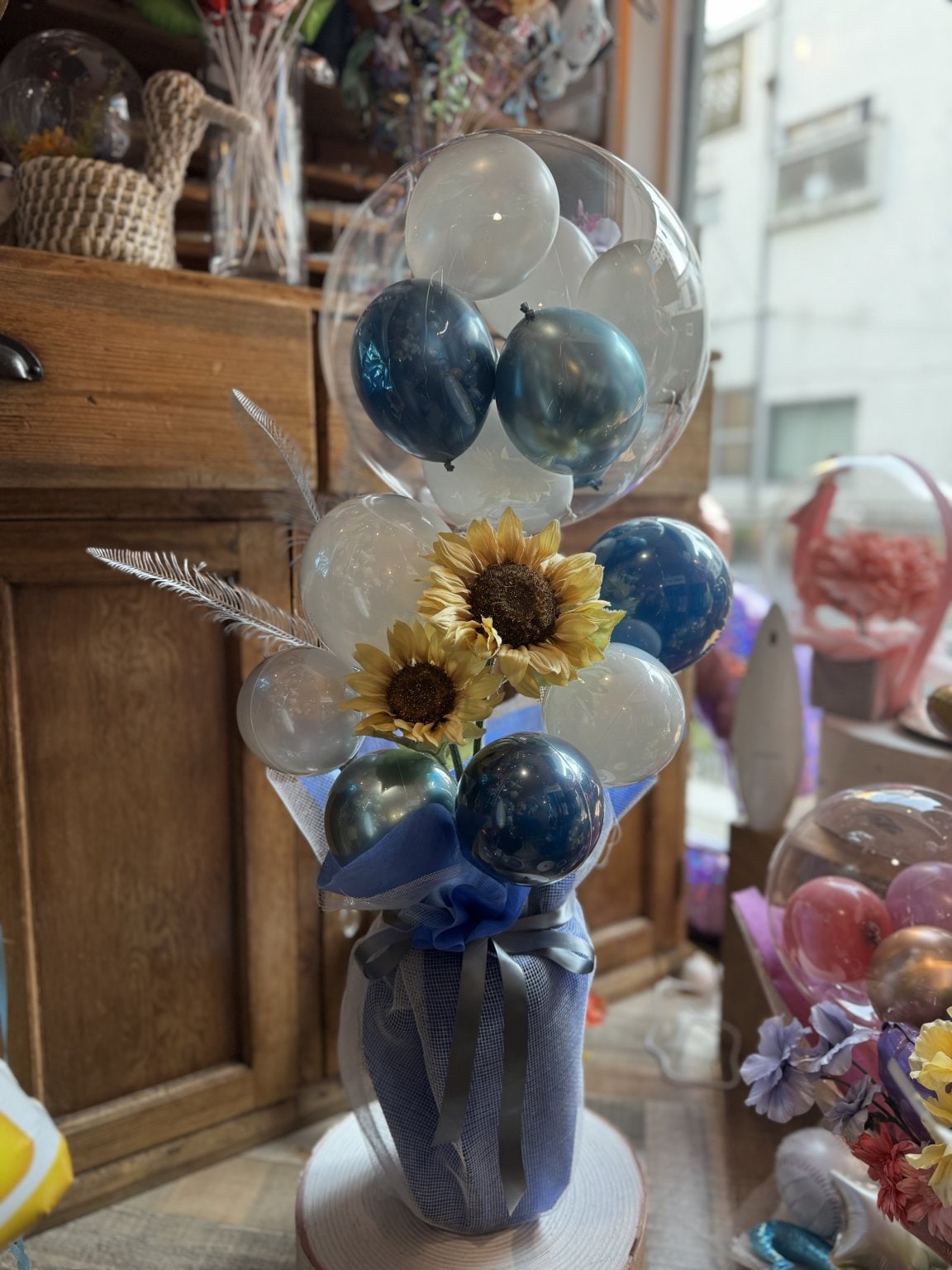 開業祝いバルーンアレンジメント