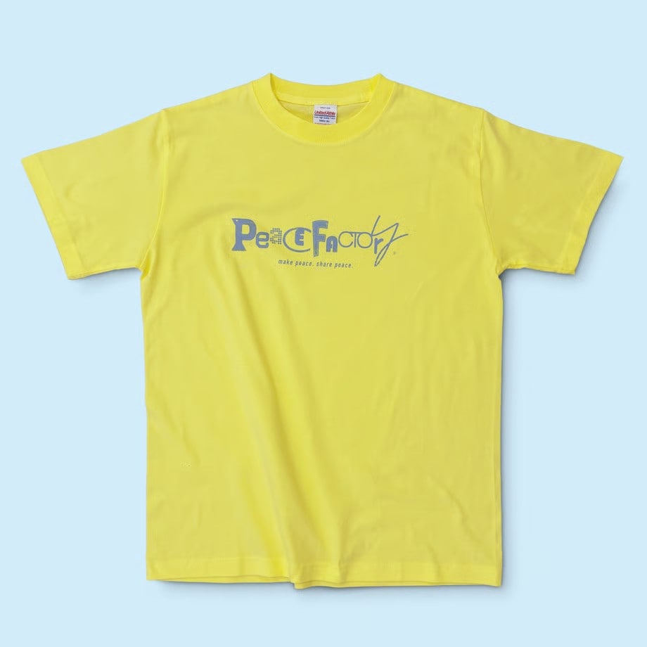 FACT oldx Tシャツ Lサイズ PeaceFactory オリジナルデザインTシャツ Yellow