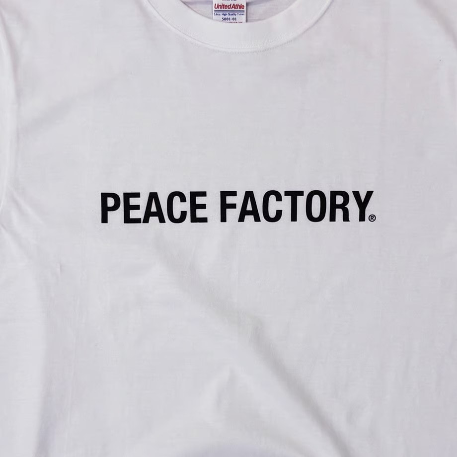 PeaceFactory オリジナルデザインTシャツ ホワイト
