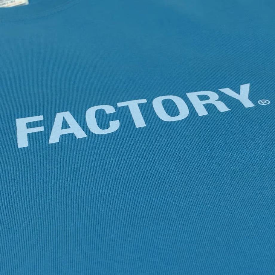 PeaceFactory オリジナルデザインTシャツ Turquoise Blue
