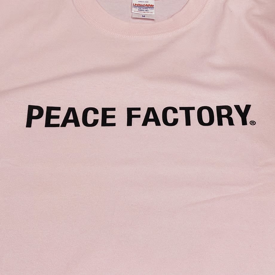 PeaceFactory オリジナルデザインTシャツ Pink