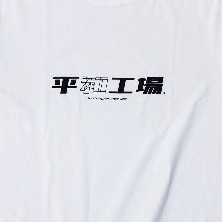 PeaceFactory オリジナルデザインTシャツ ホワイト02