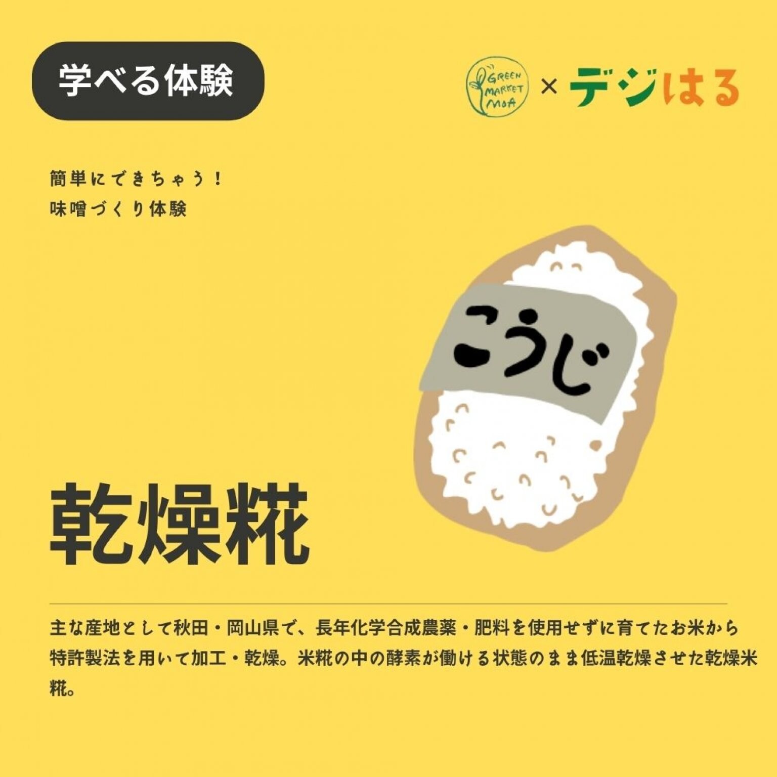 【9/16(土)14-15時】手作り味噌づくり体験in首里