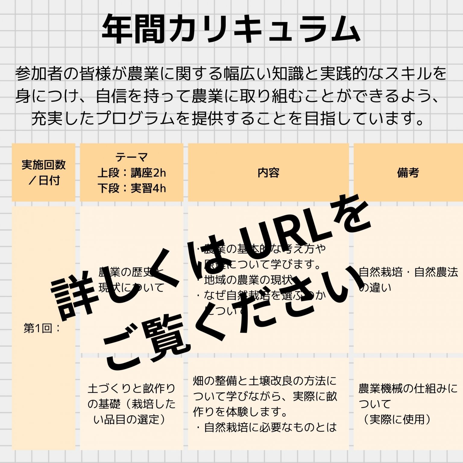 【農業研修生育成プログラム】研修生加入／サブスク（９月〜翌８月）|2025年9月よりスタート中・アーカイブあり・途中参加可能