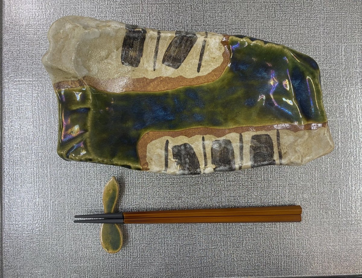 【大特価】織部重ね錆十草鉢