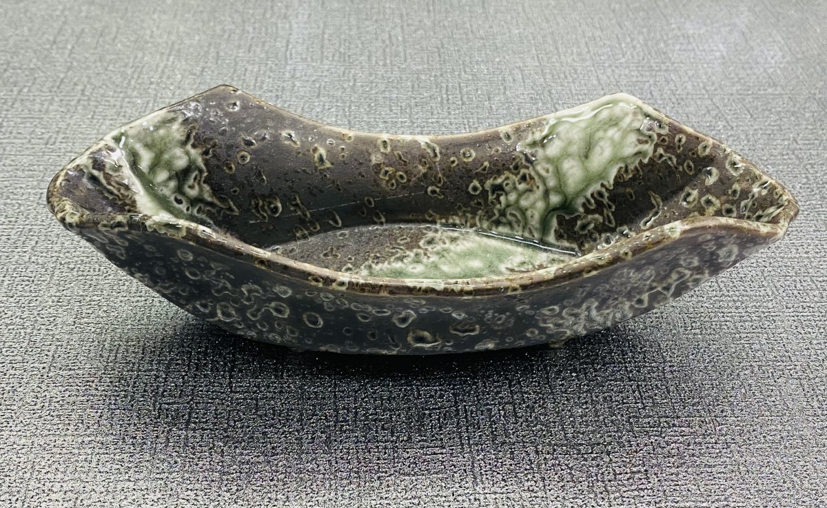 【大特価】【有田焼】ビードロ流し菱形鉢