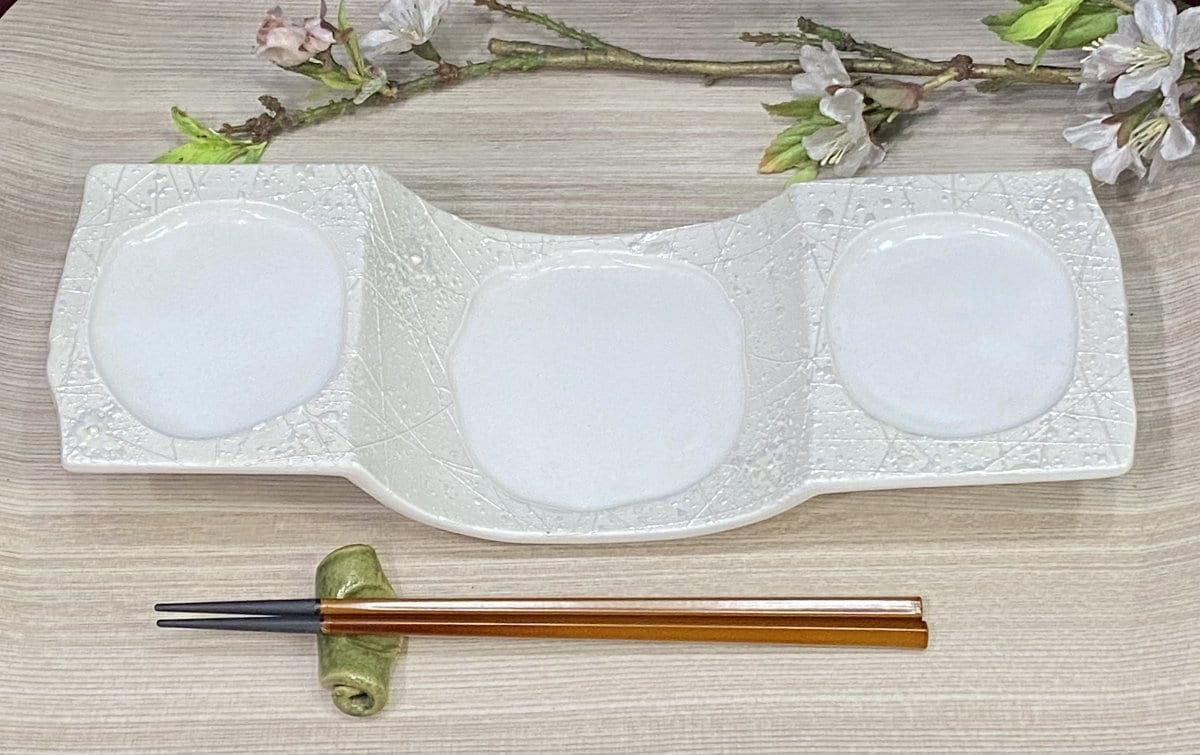 【大特価】【有田焼】段違い三品皿