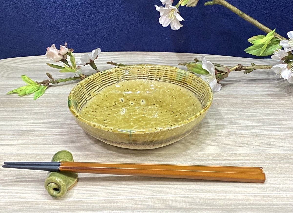 【大特価】有田焼　黄瀬戸深皿