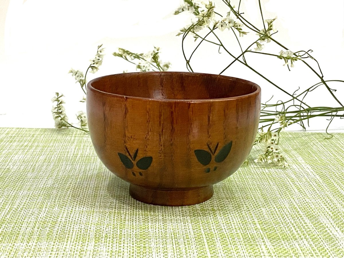 食器洗浄機OK【天然木製】蝶汁椀
