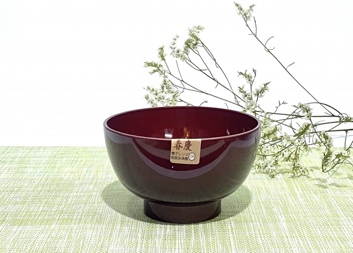 樹脂製　電子レンジ対応　大多様椀(春慶)