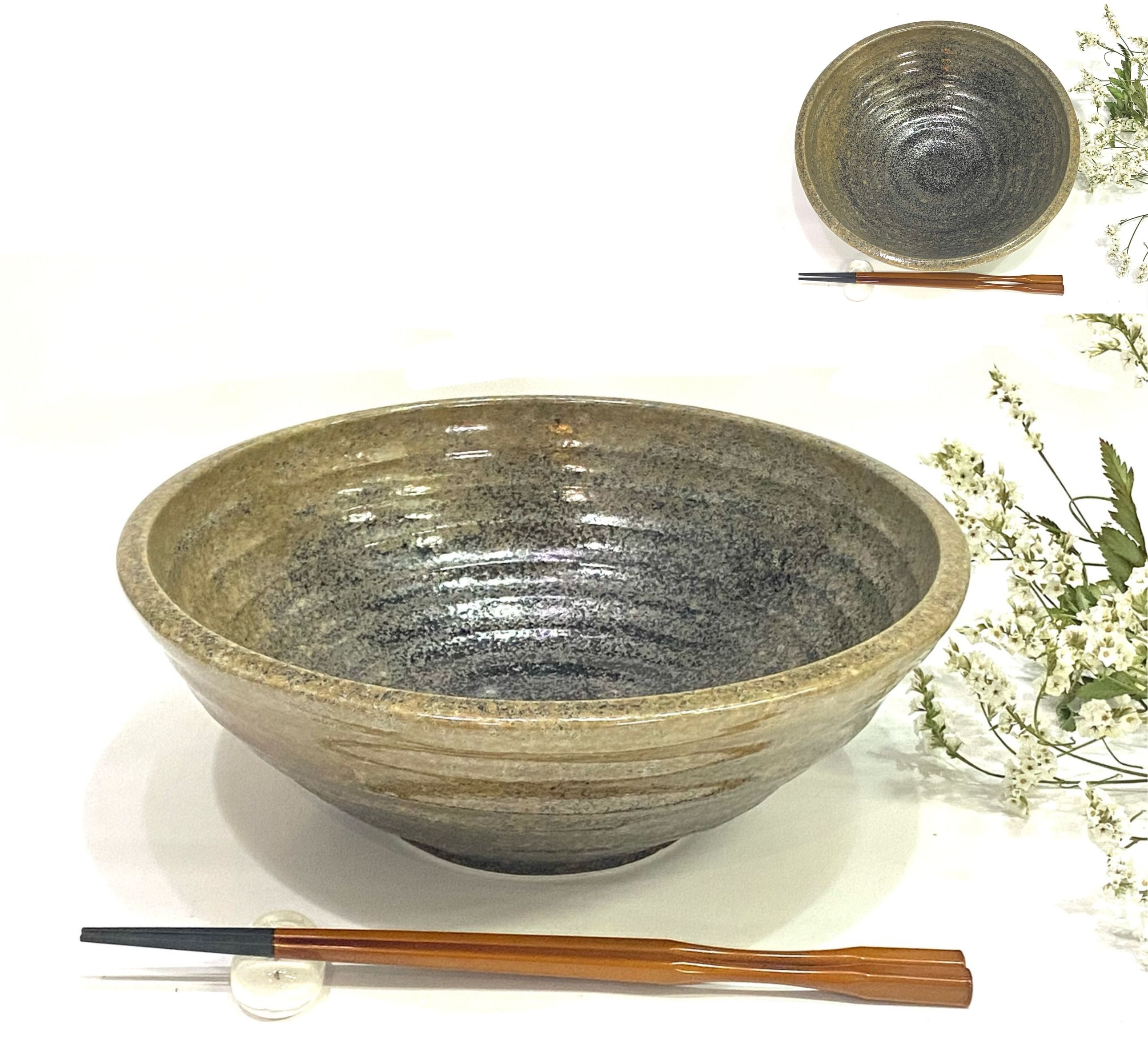 2人前〜3人前。大盛。風雲丼or粉引天目深鉢 どんぶり・うどん鉢