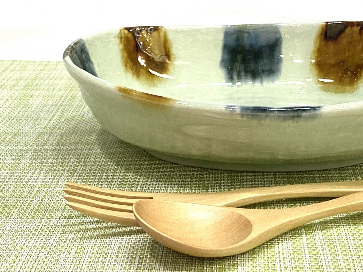 太十草オーバルボール(木製スプーンサービス)