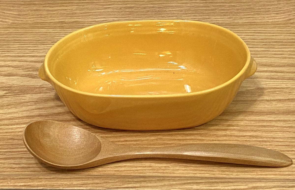 【美濃焼】小さめオーバル アンバーオレンジ グラタン皿
