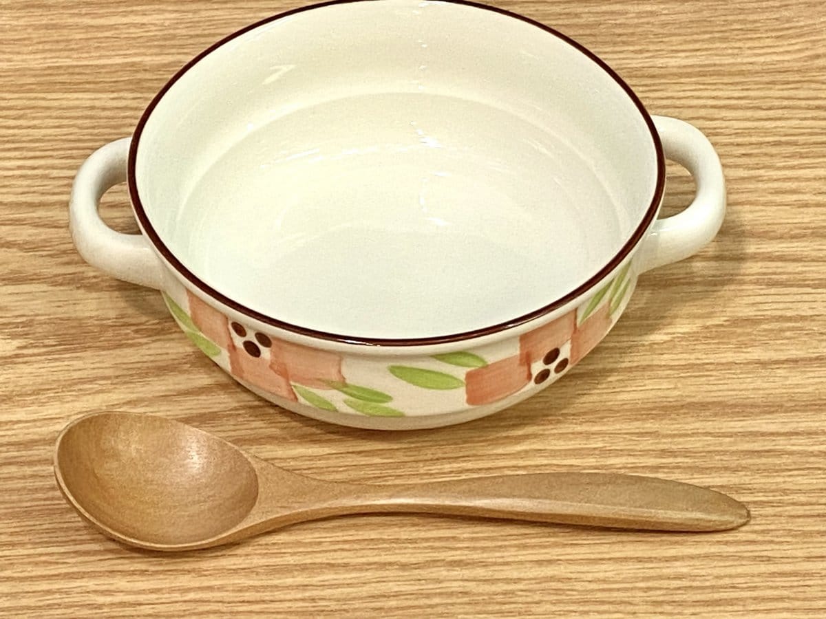 【スタッキングOK】耳付丸型 グラタン皿(シチュー、スープOK）