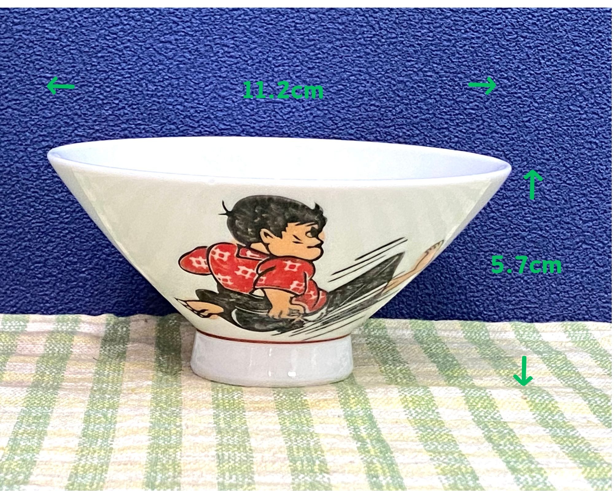 昭和レトロ 昭和アニメ 田舎っぺ大将 お子様茶碗