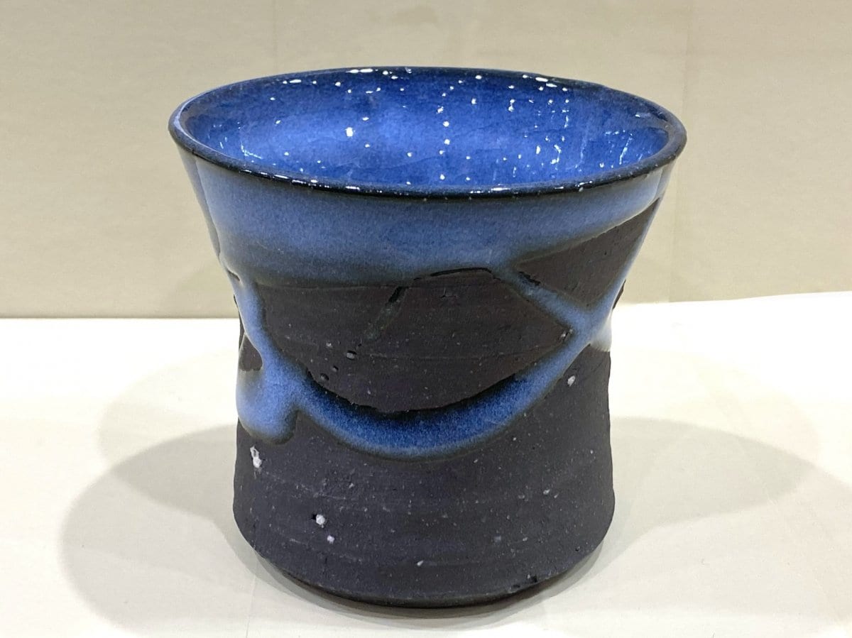 至福の時間　信楽焼　紺碧オールド