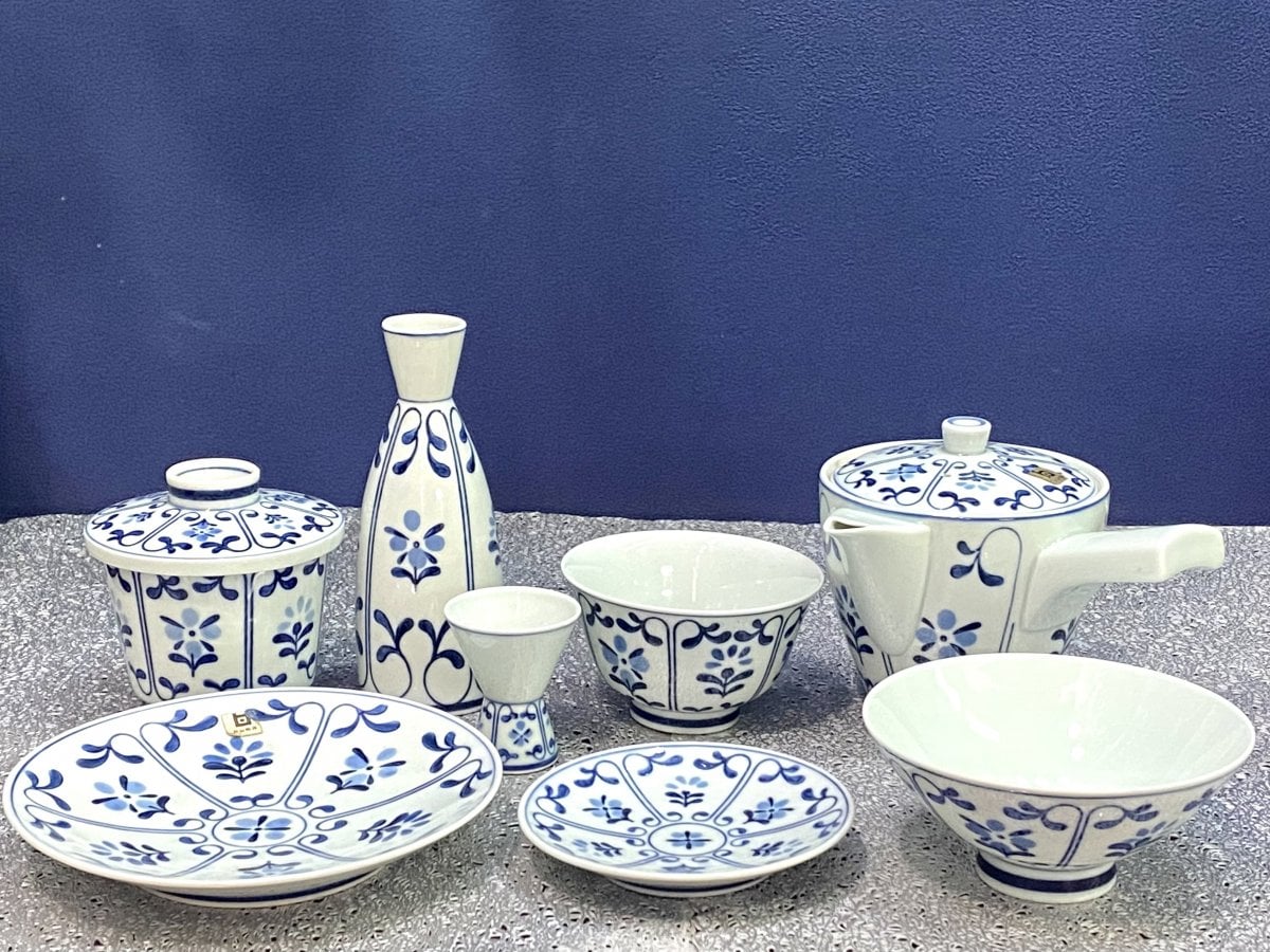 昭和レトロ　有田焼き　白山陶器製　食器8点セット