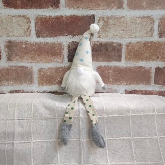 トントゥドールSホワイト】かわいい♪北欧フィンランドの妖精”トントゥ