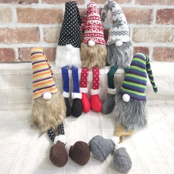 トントゥドールMオレンジ】かわいい♪北欧フィンランドの妖精”トントゥ