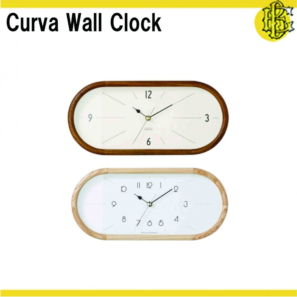 Curva クルヴァ ウォールクロック