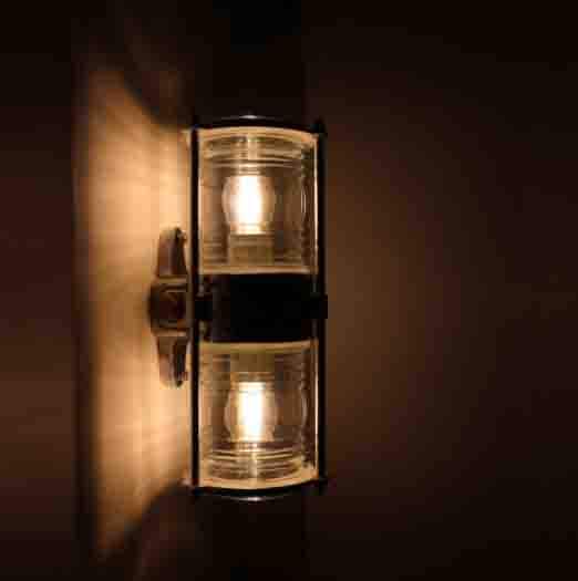 DULTON アルミニウム ツイン ガラス ウォール ランプ