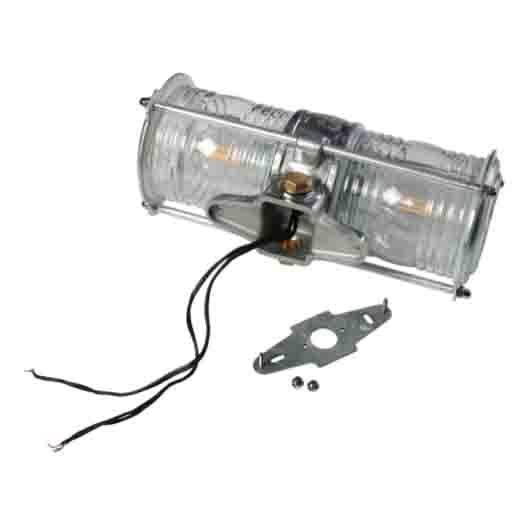 DULTON アルミニウム ツイン ガラス ウォール ランプ