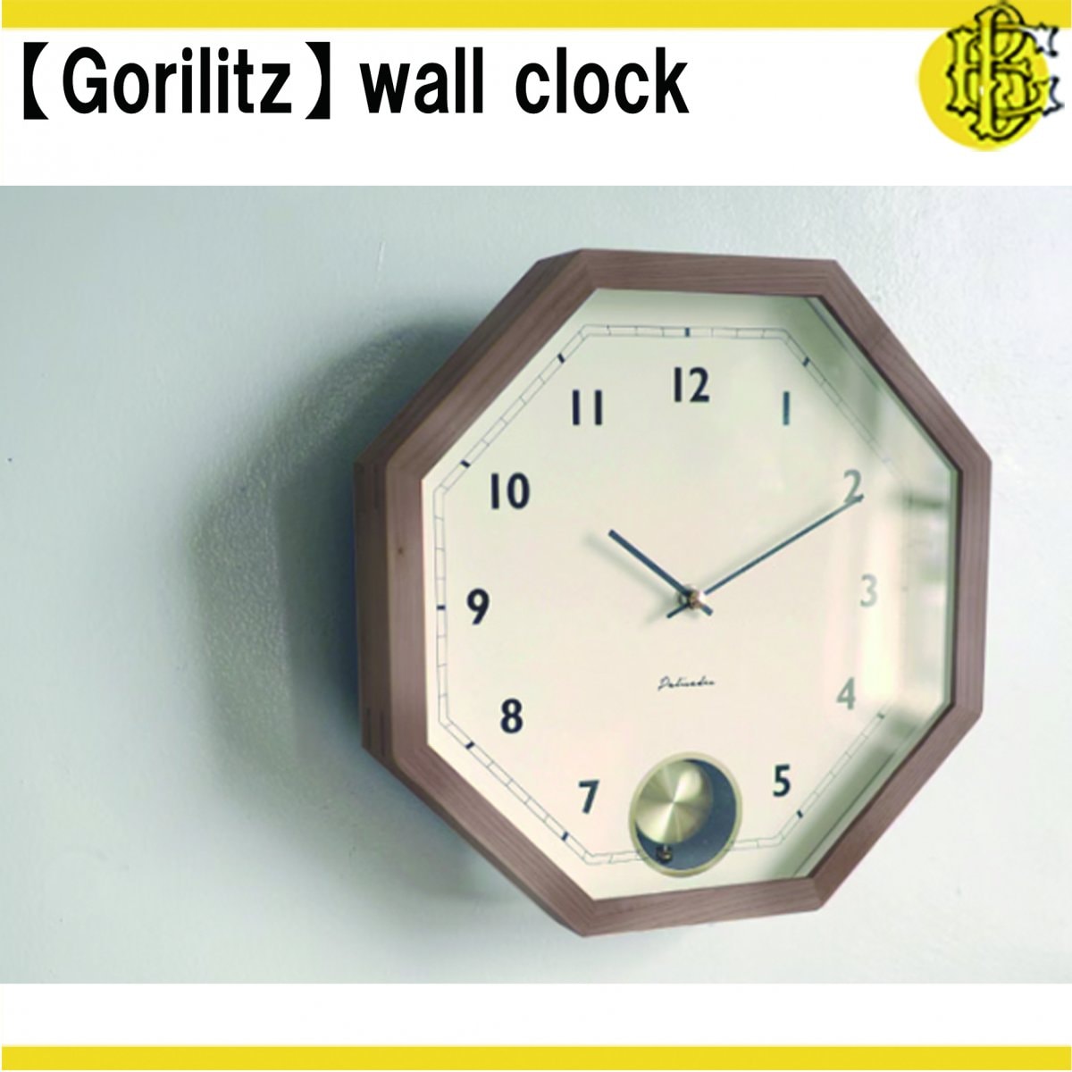 Gorilitz ゲルリッツ ウォールクロック Gorilitz ゲルリッツ ウォールクロック