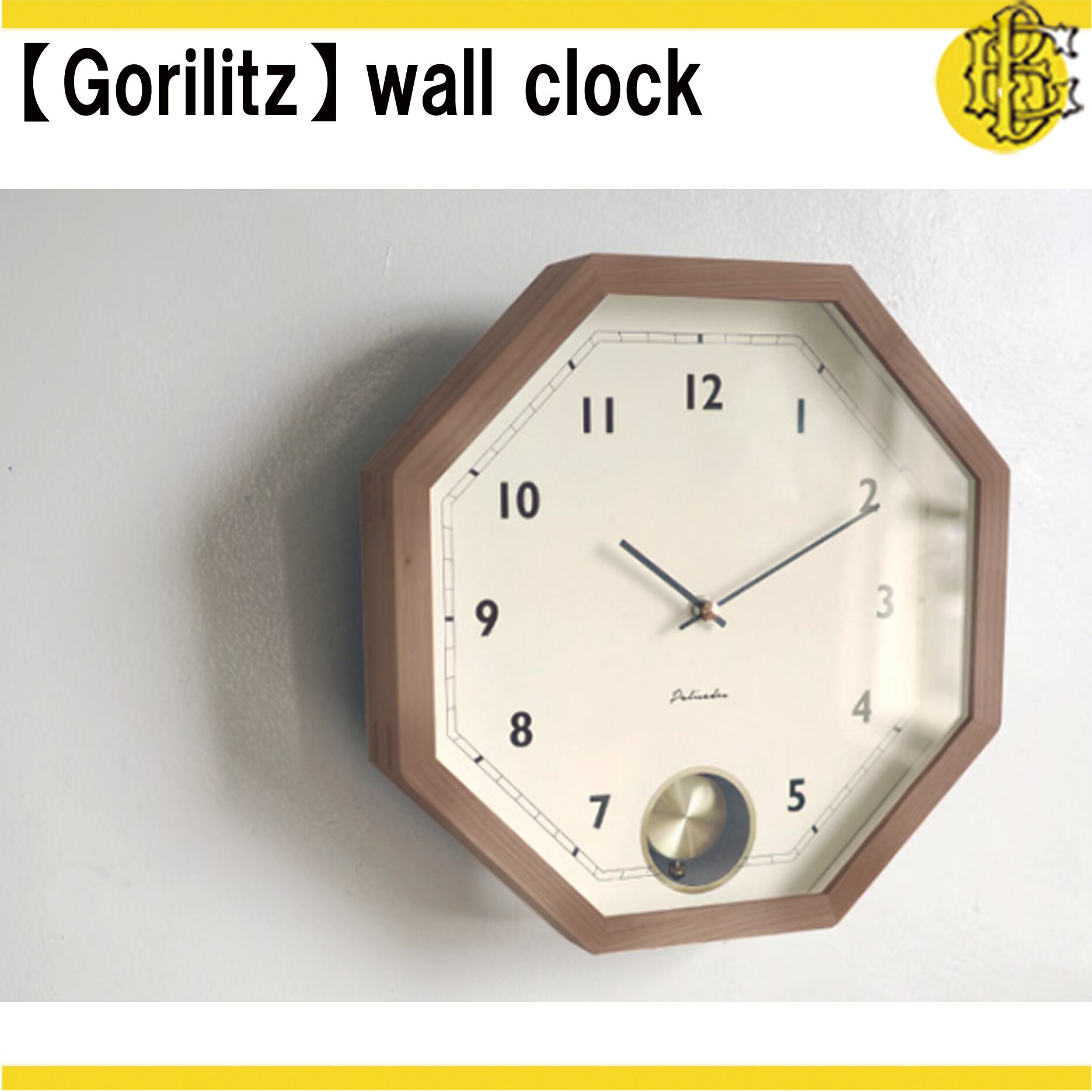 ゲルリッツ Gorilitz ウォールクロック ゲルリッツ Gorilitz ウォールクロック INC INTERFORM | 掛け時計 | インテリア時計