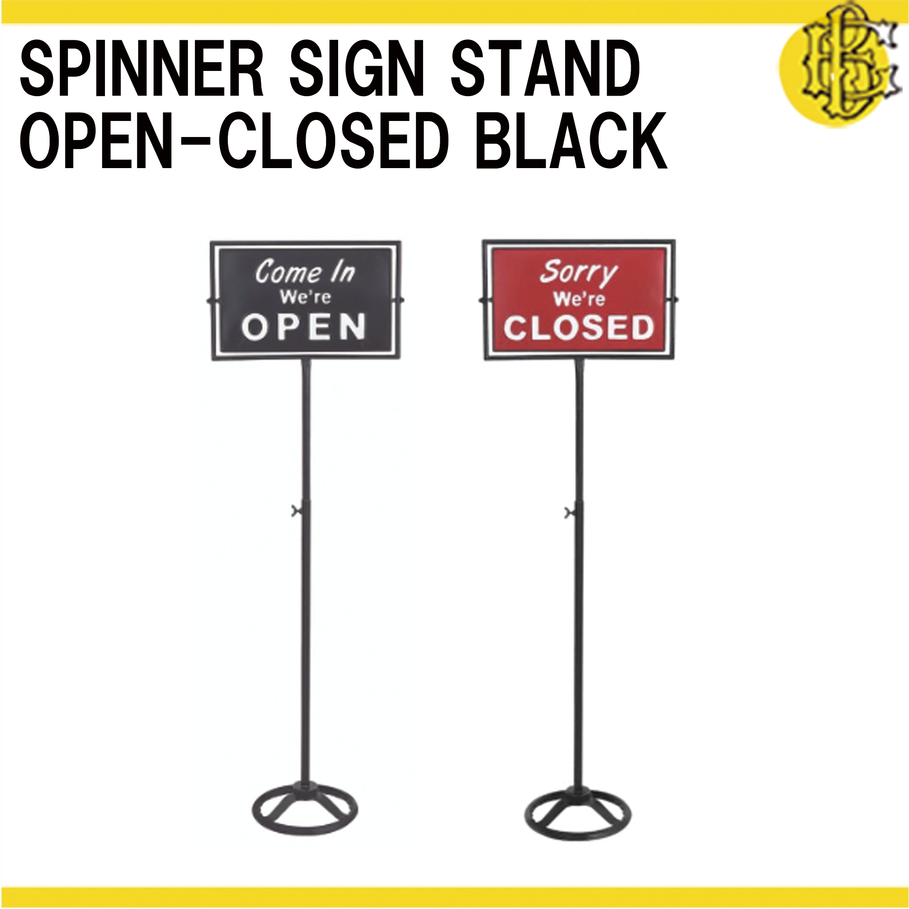 スピナー サイン スタンド オープン クローズド SPINNER SIGN STAND 