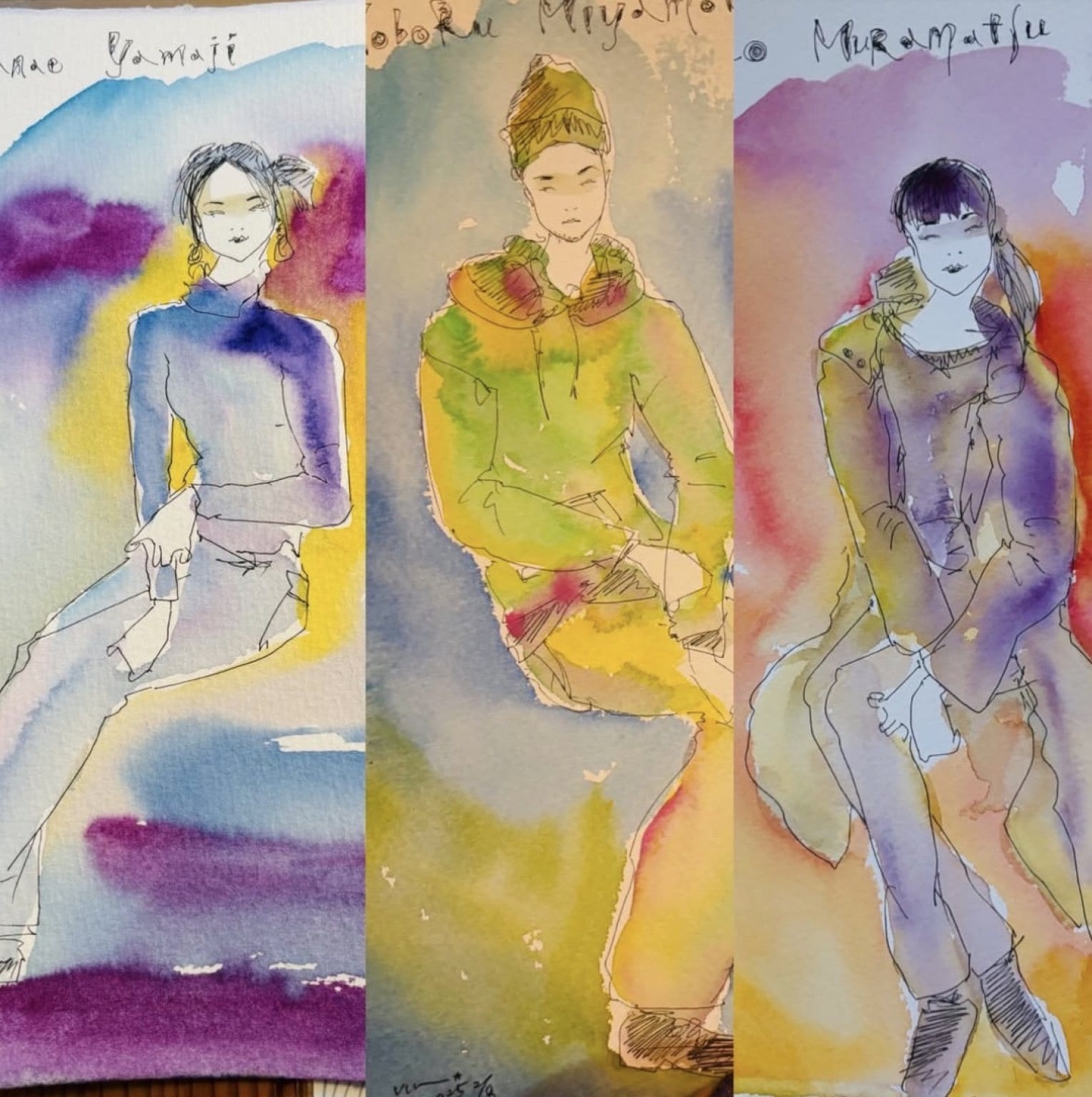 ヴィヴィアン佐藤の「オーラ似顔絵」