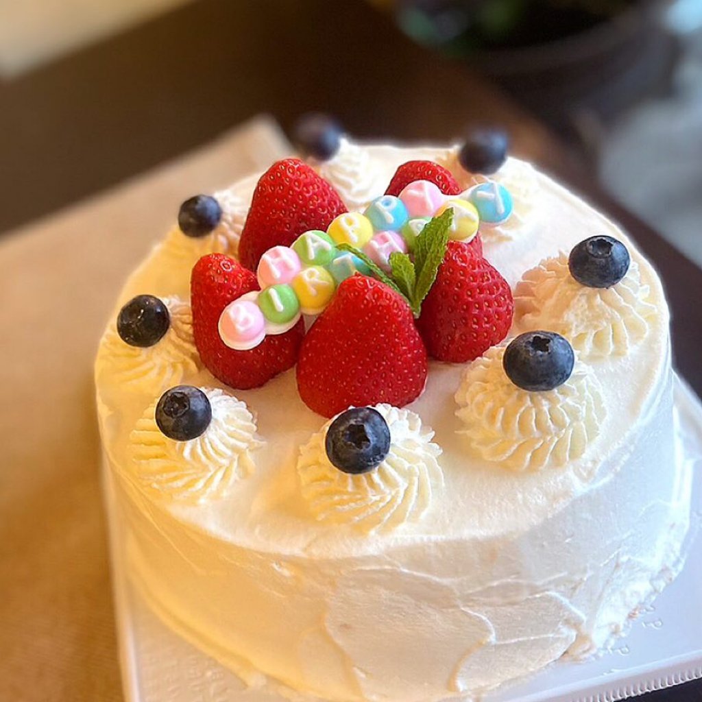 グルテンフリーケーキ「苺のショートケーキ」5号( 15㎝)【テイクアウト専用デコーションケーキ】注文日から７日後以降製造商品