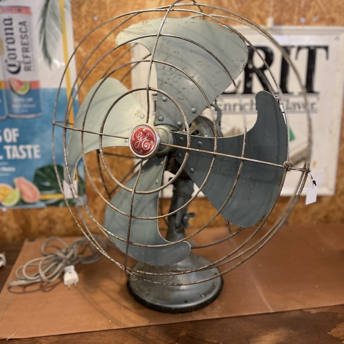 1950s General Electric (創設者エジソン) Vintage 扇風機