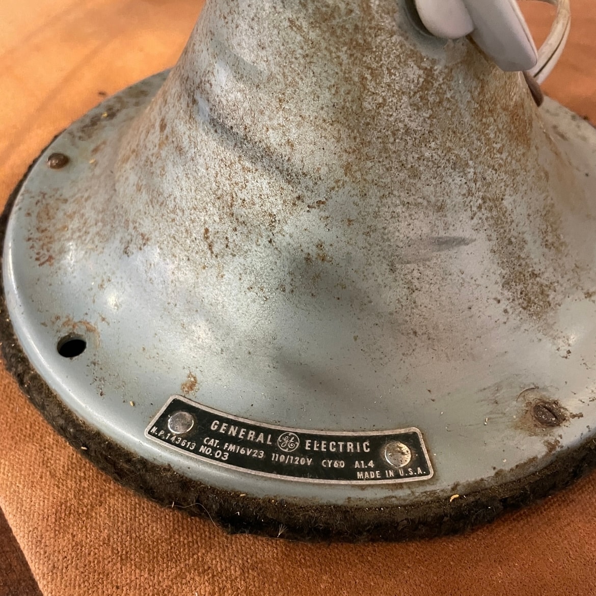 1950s General Electric (創設者エジソン) Vintage 扇風機