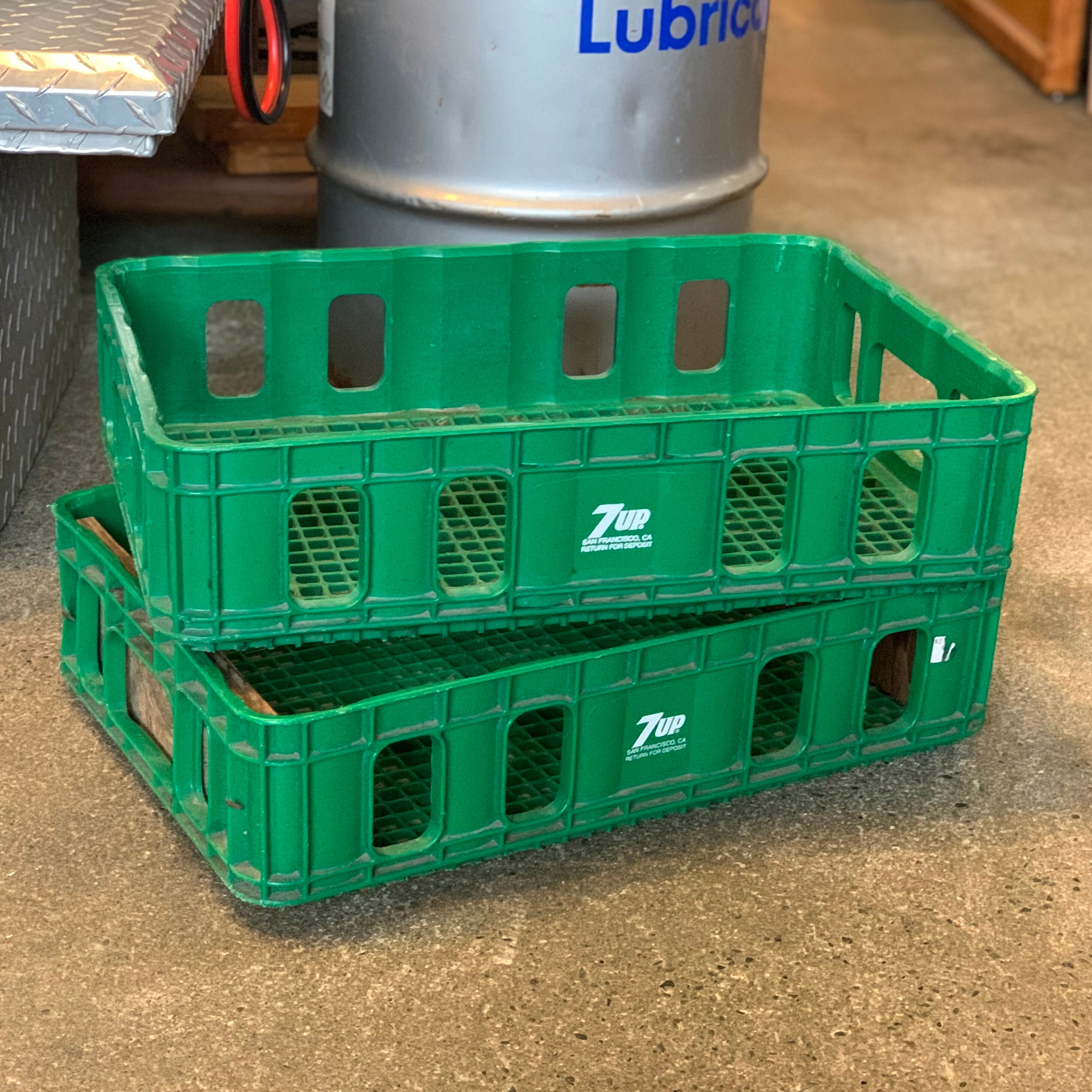 ビンテージ 7UP ボトルケース（レトロデザイン）バラ売り