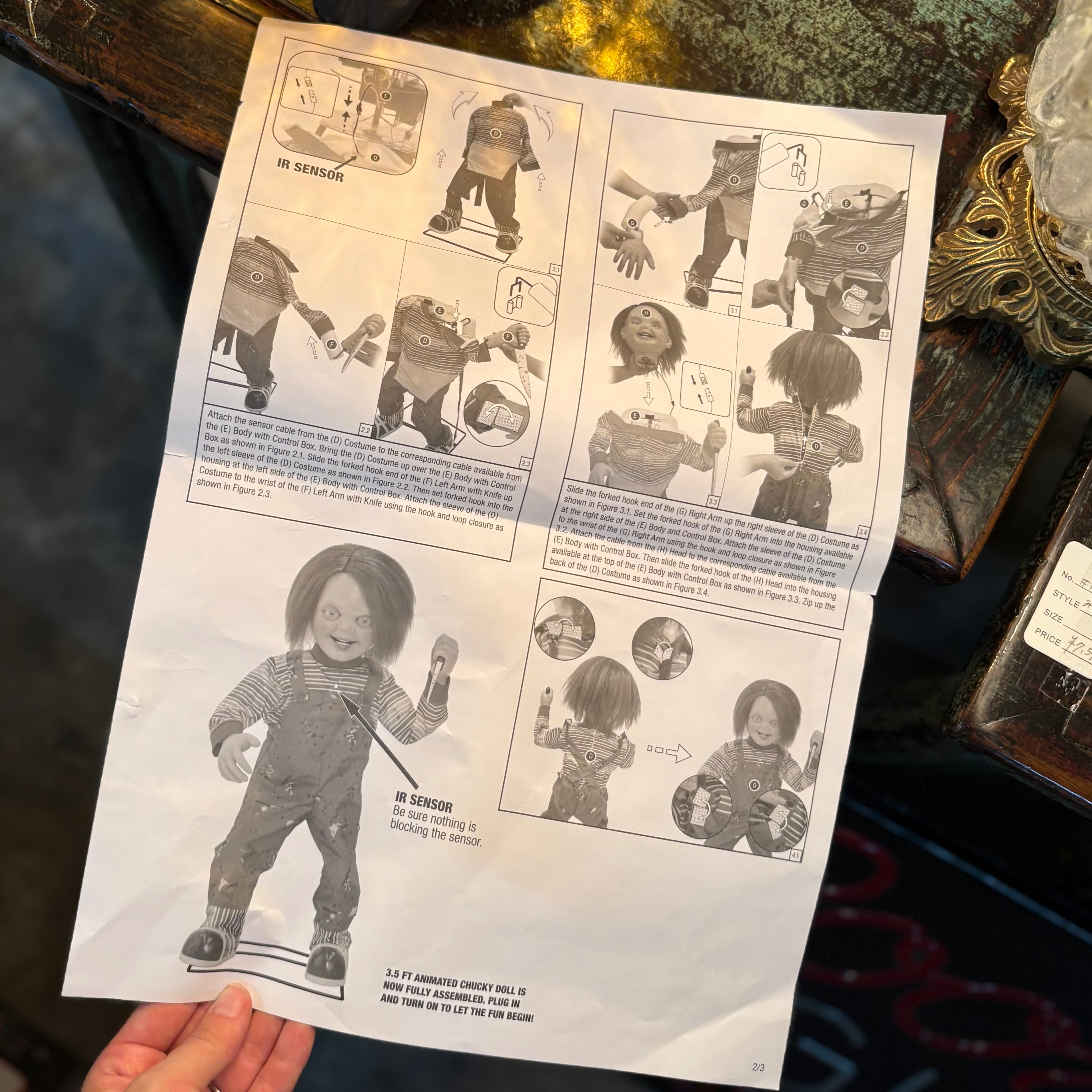 ビッグサイズ！喋って動く チャッキードール