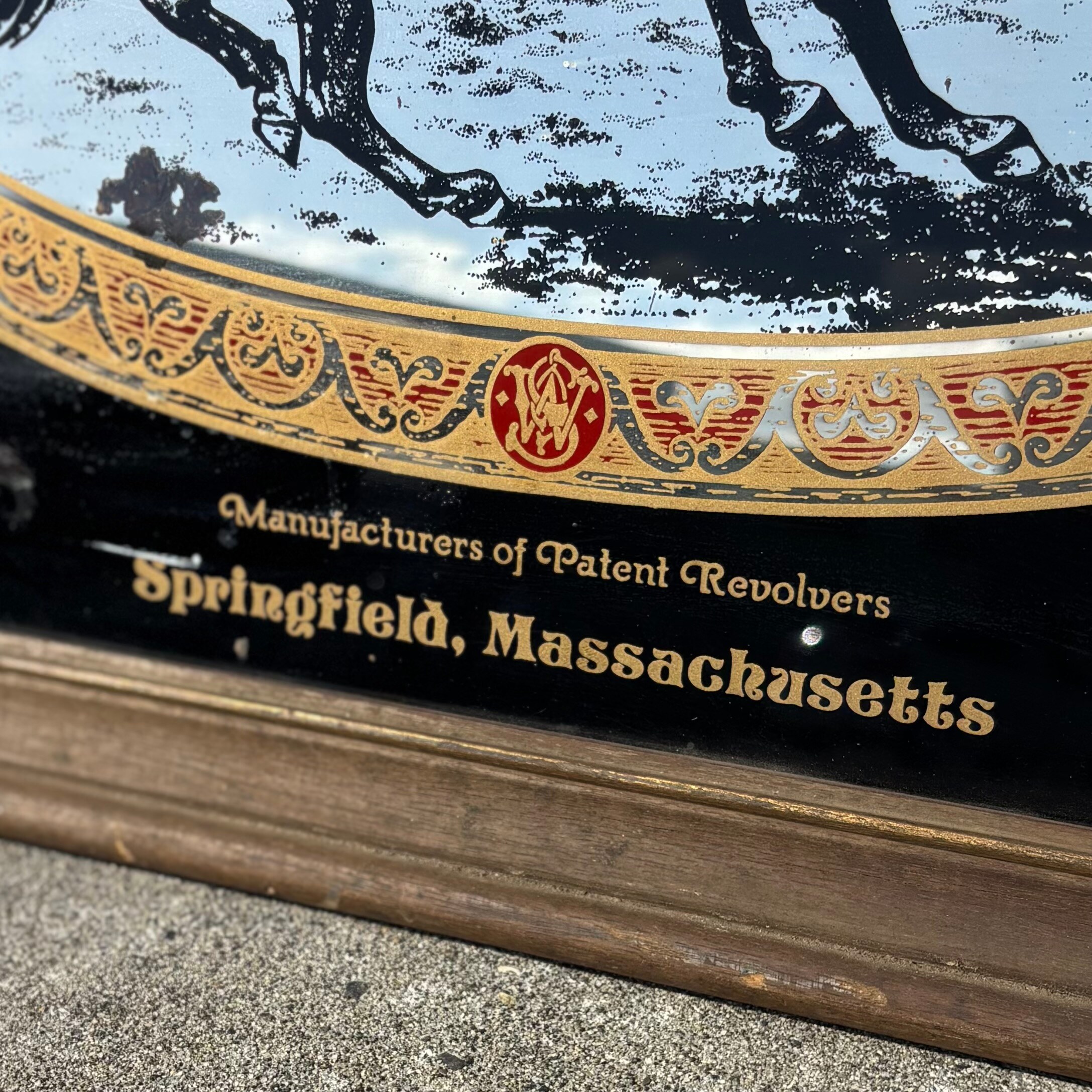 Vintage Smith & Wesson Mirror Sign