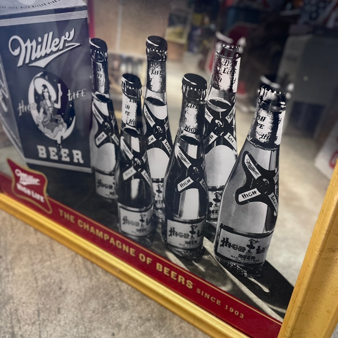 ヴィンテージ パブミラー MILLER LITEビール 1986 希少 品番1506 Miller Lite Beer ミラーライトビール パブミラー