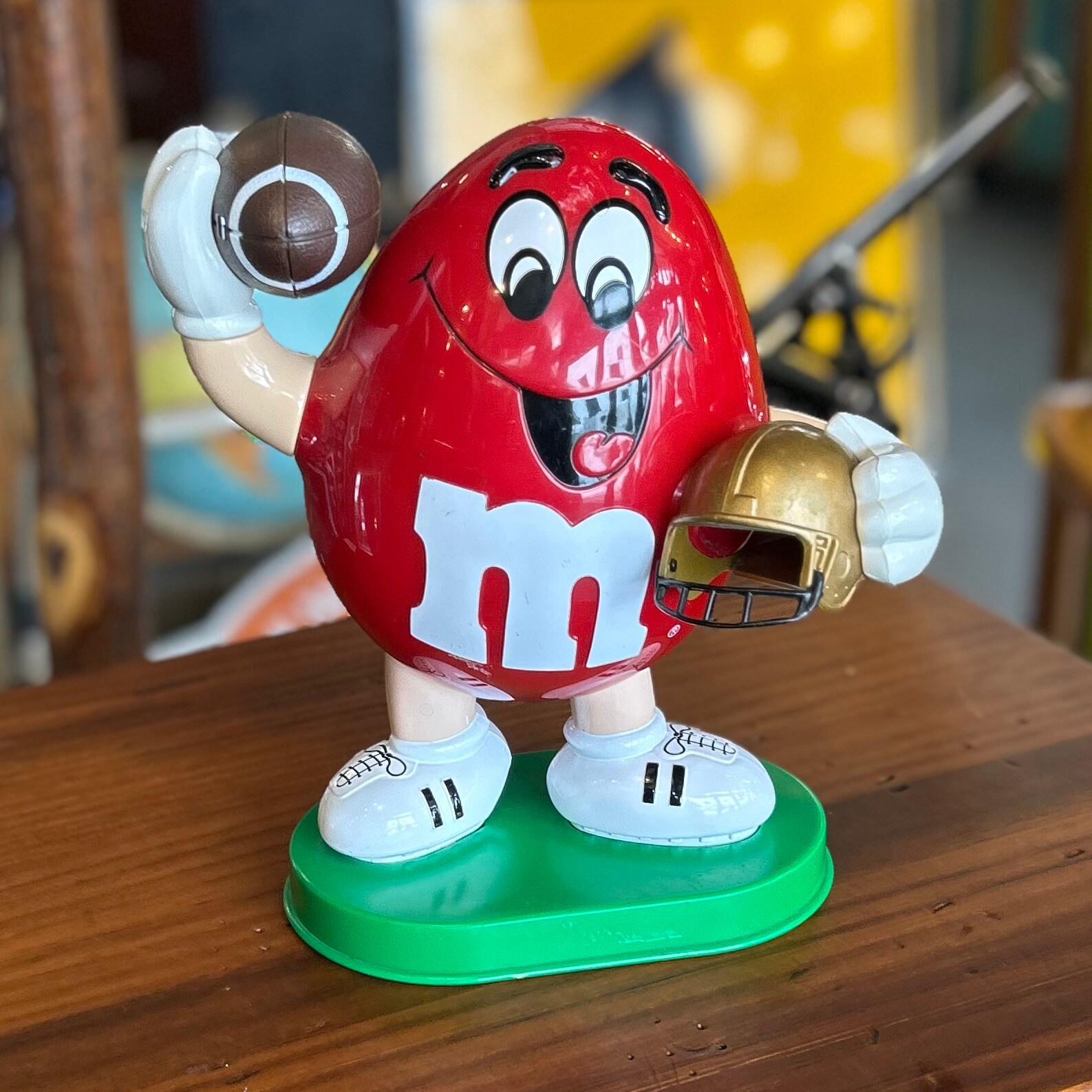 M&M's Touchdown Figure” Red Character Display Toy
