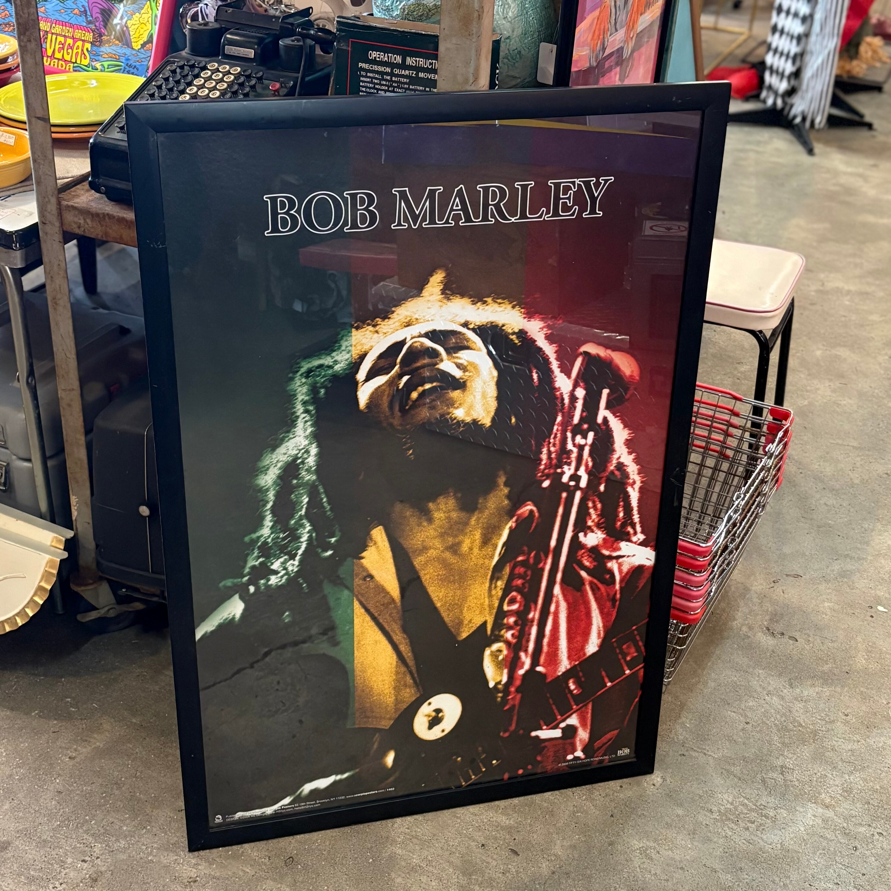 Vintage Bob Marley Framed Poster
