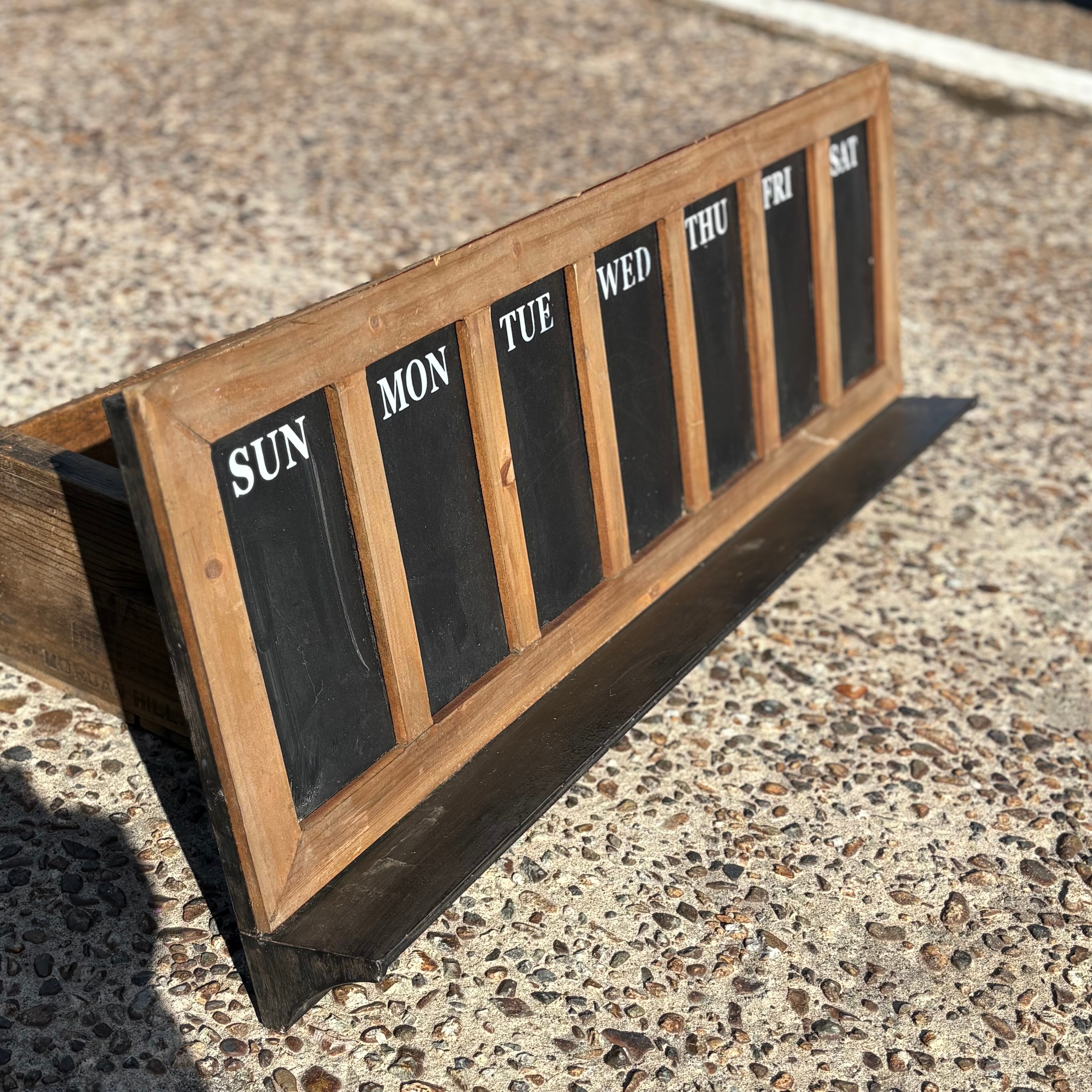 Weekly Planner Vintage Chalkboard