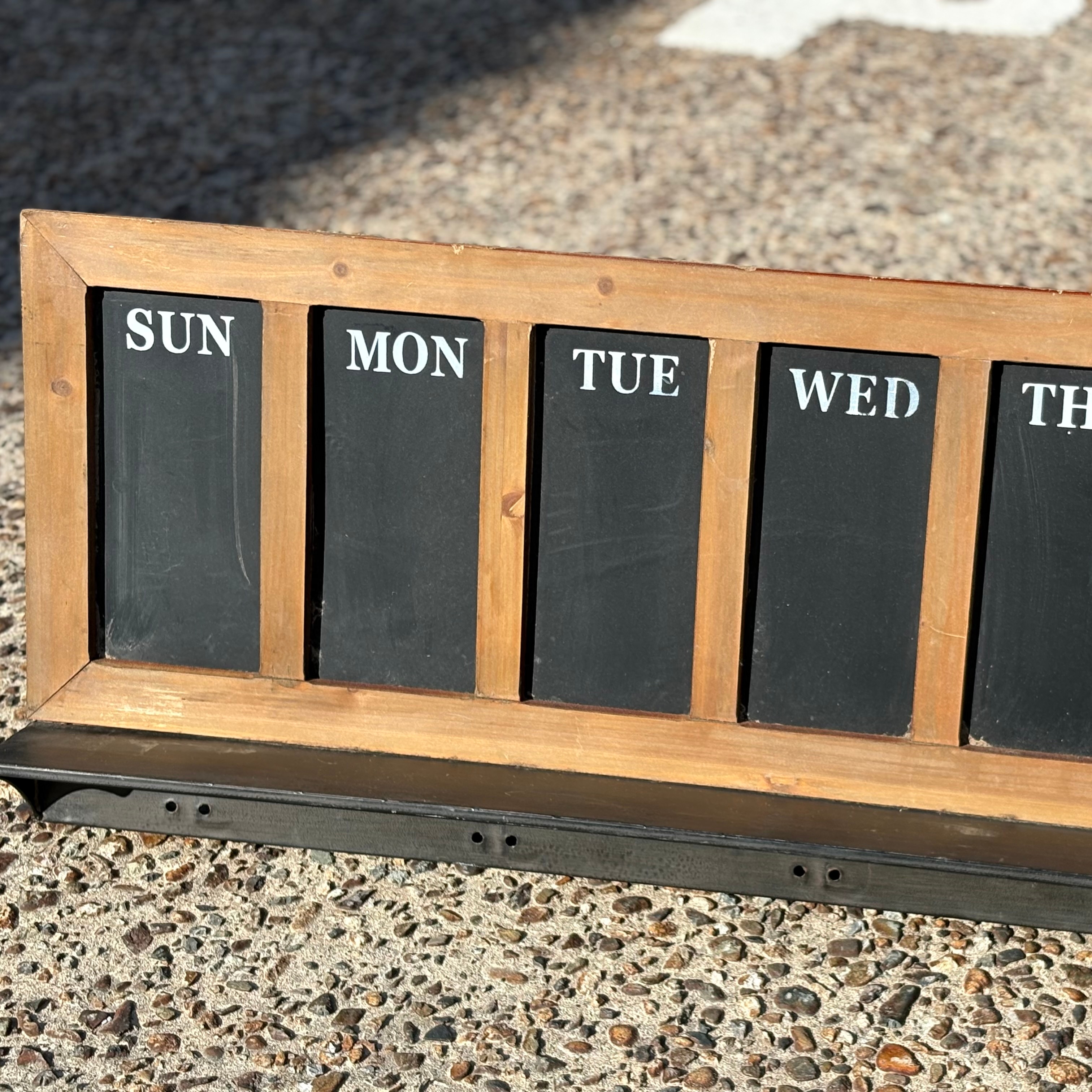 Weekly Planner Vintage Chalkboard