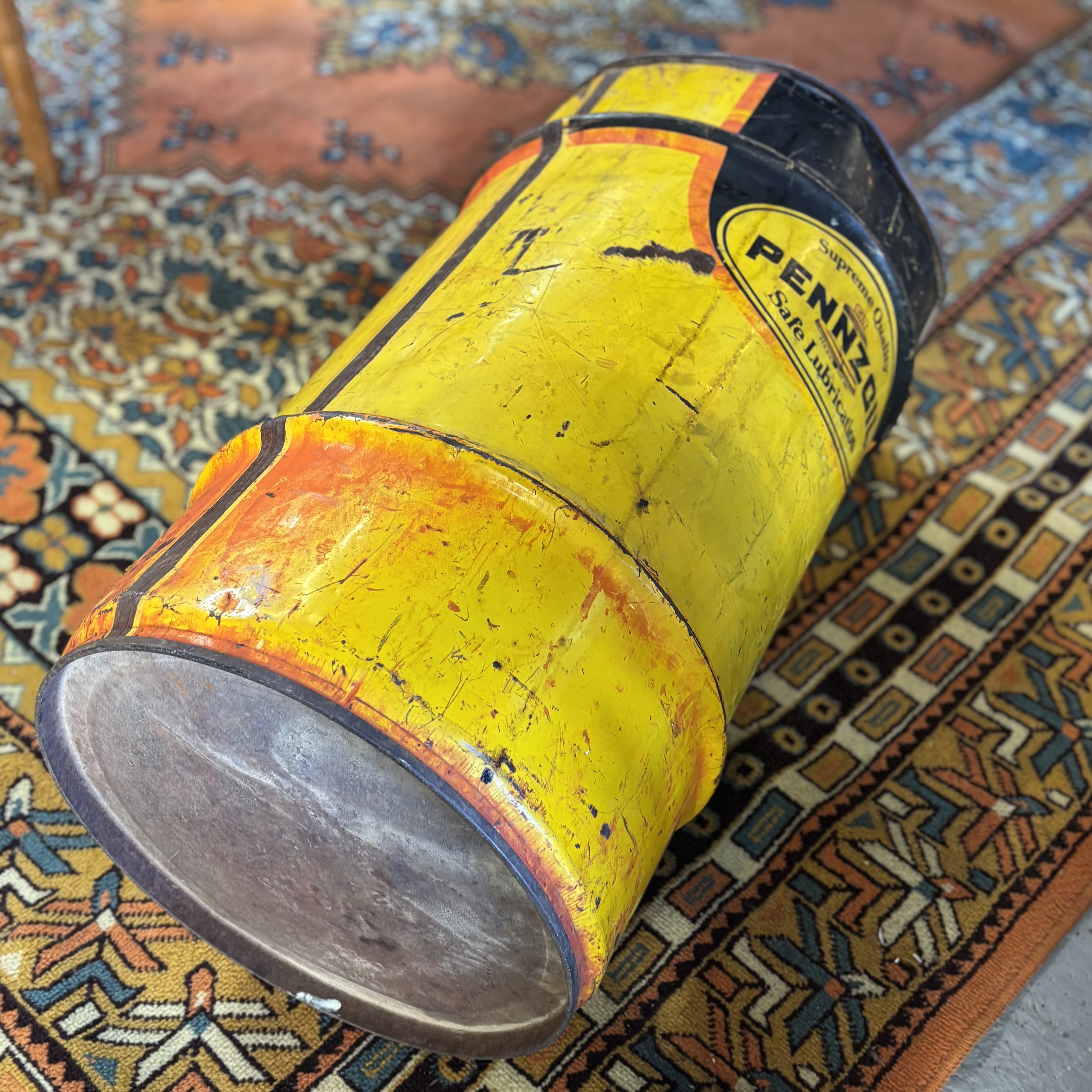 PENNZOIL Vintage Oil Drum / Garage Display Barrel