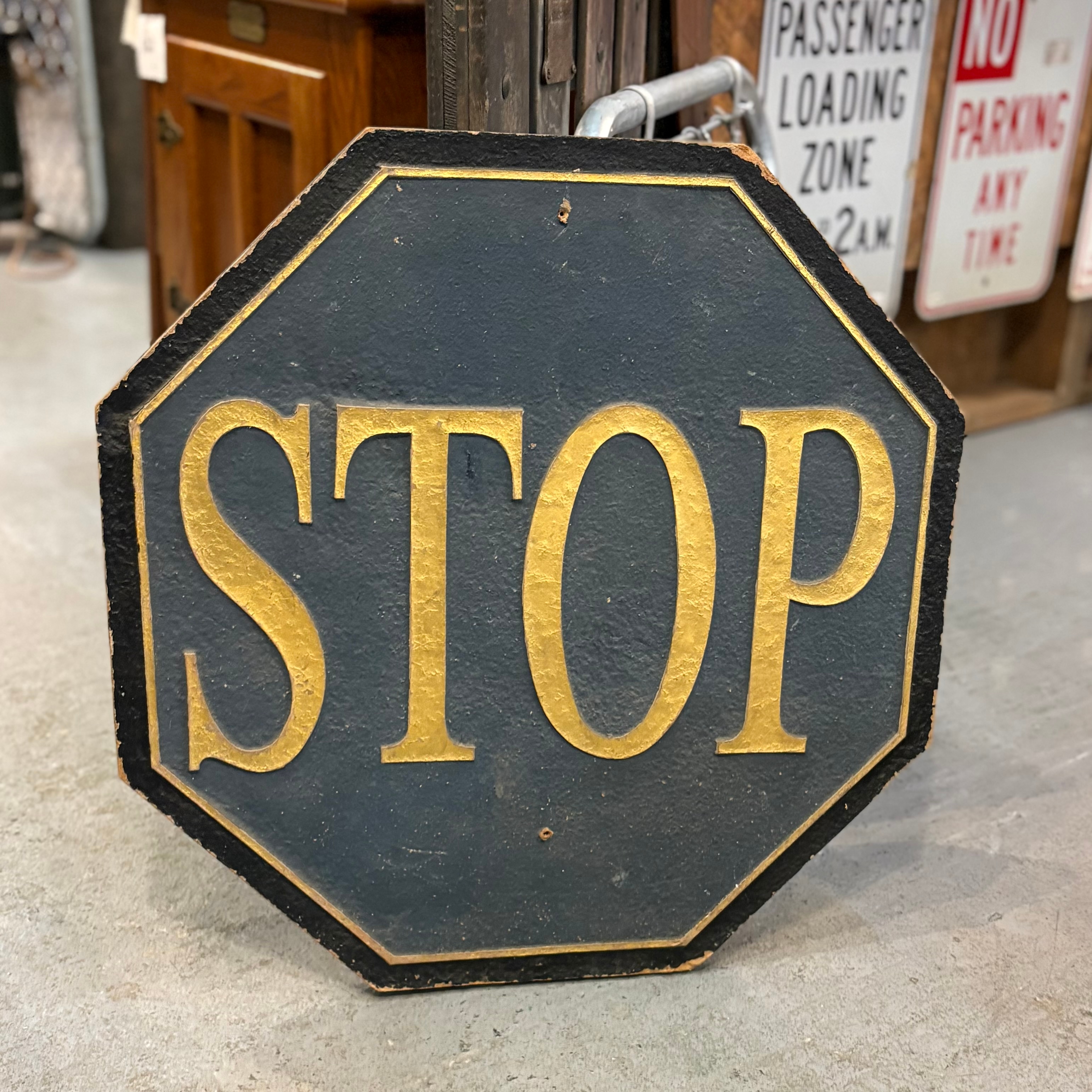 1950's Vintage STOP Sign”