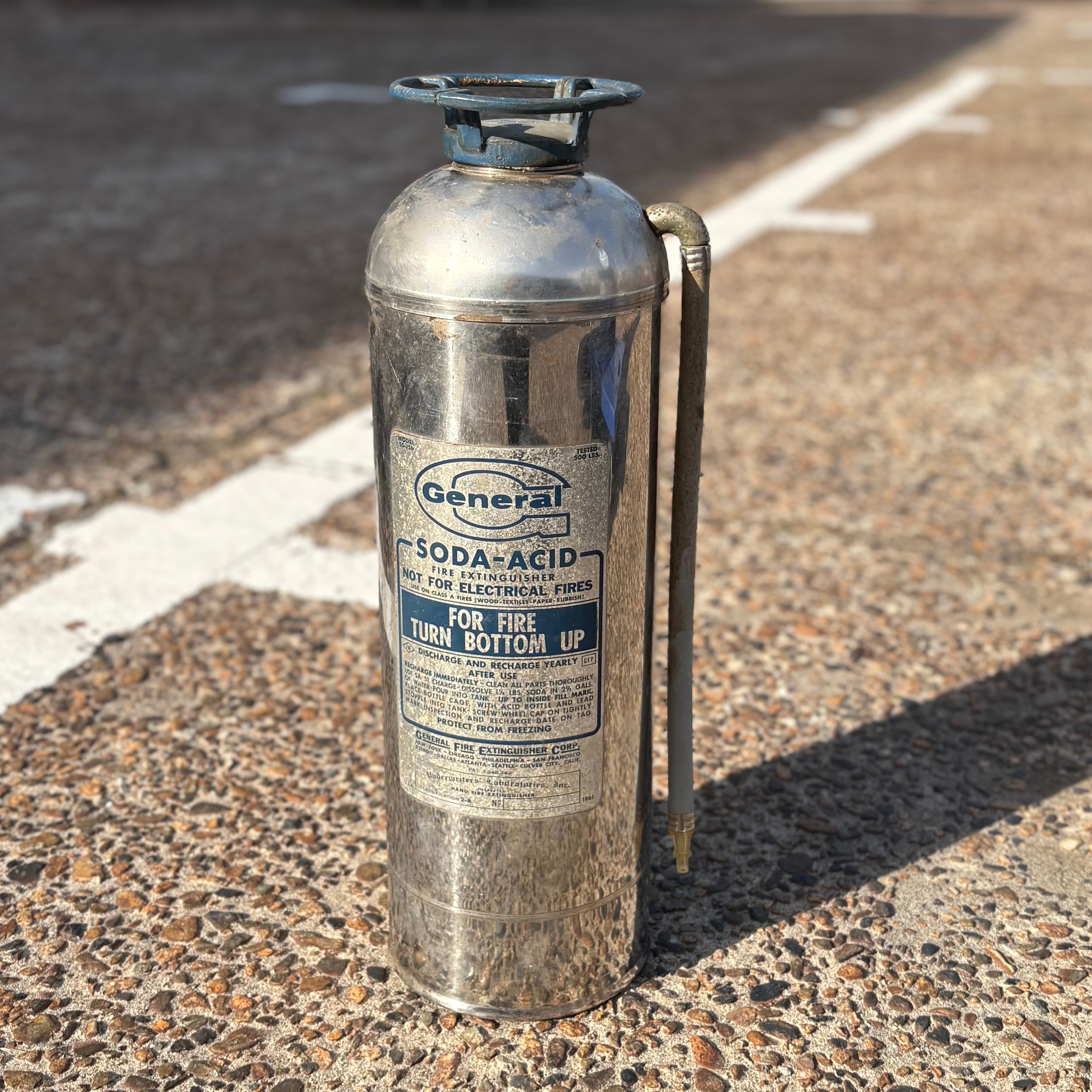 GENERAL “SODA-ACID” Vintage Fire Extinguisher