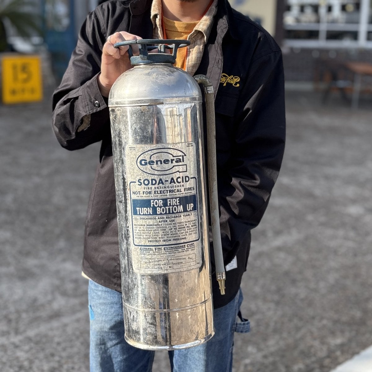GENERAL “SODA-ACID” Vintage Fire Extinguisher