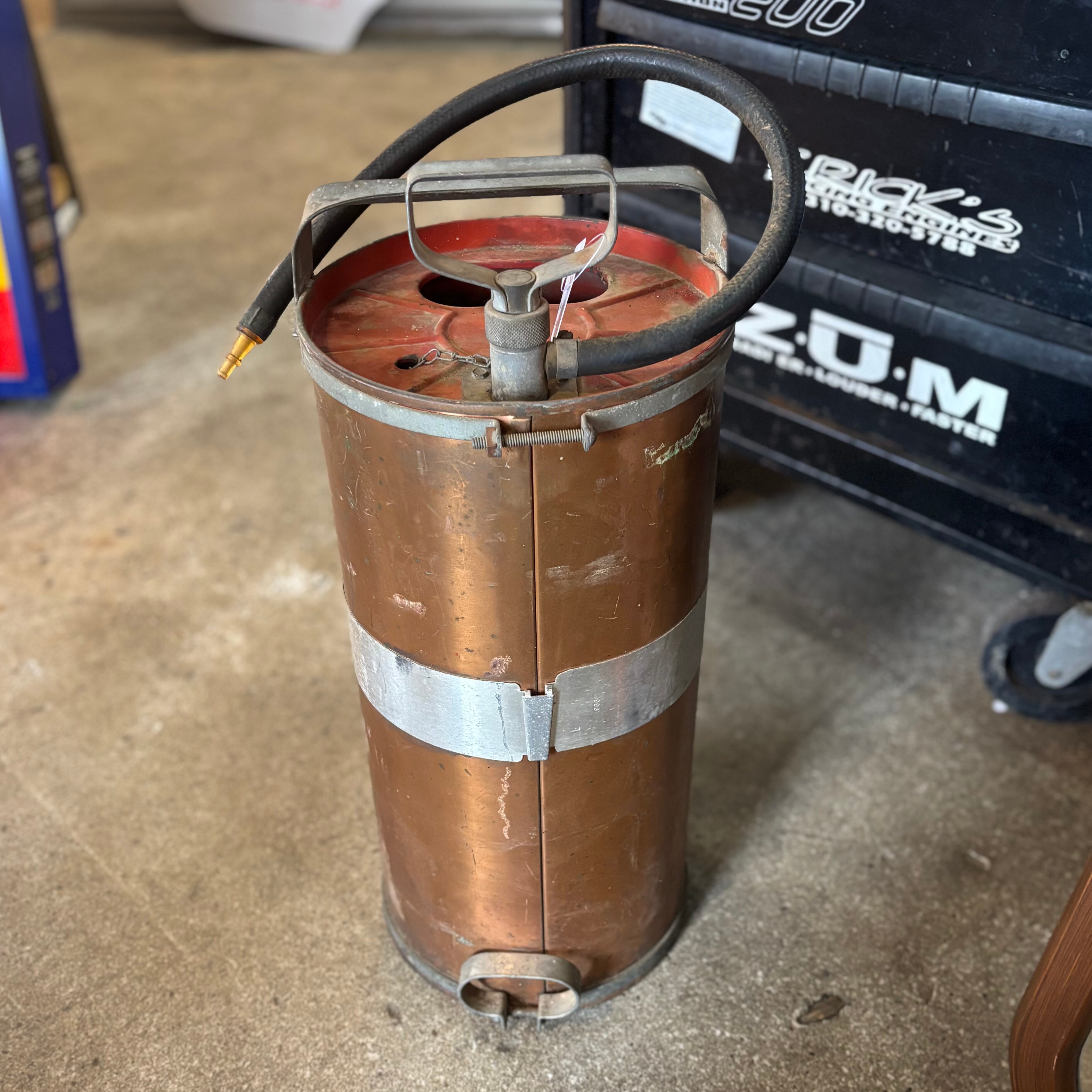 Vintage General Fire Extinguisher Pump Tank