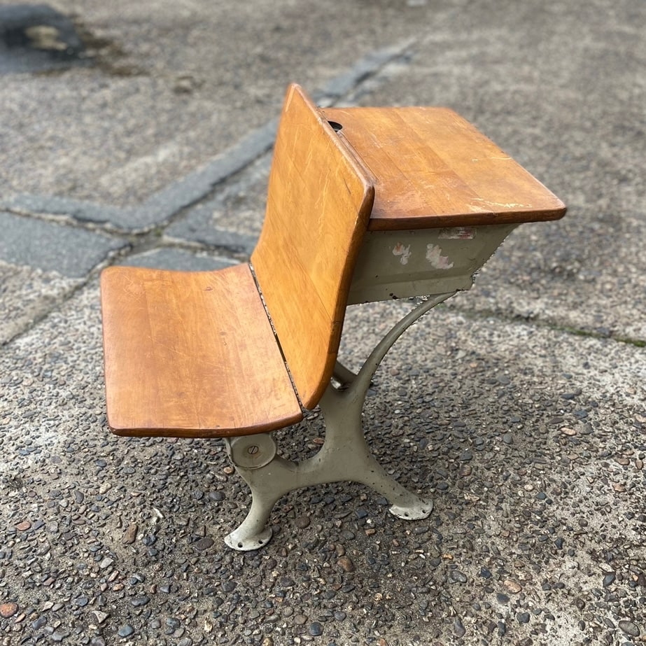 1940s-50s Vintage School Desk Chair