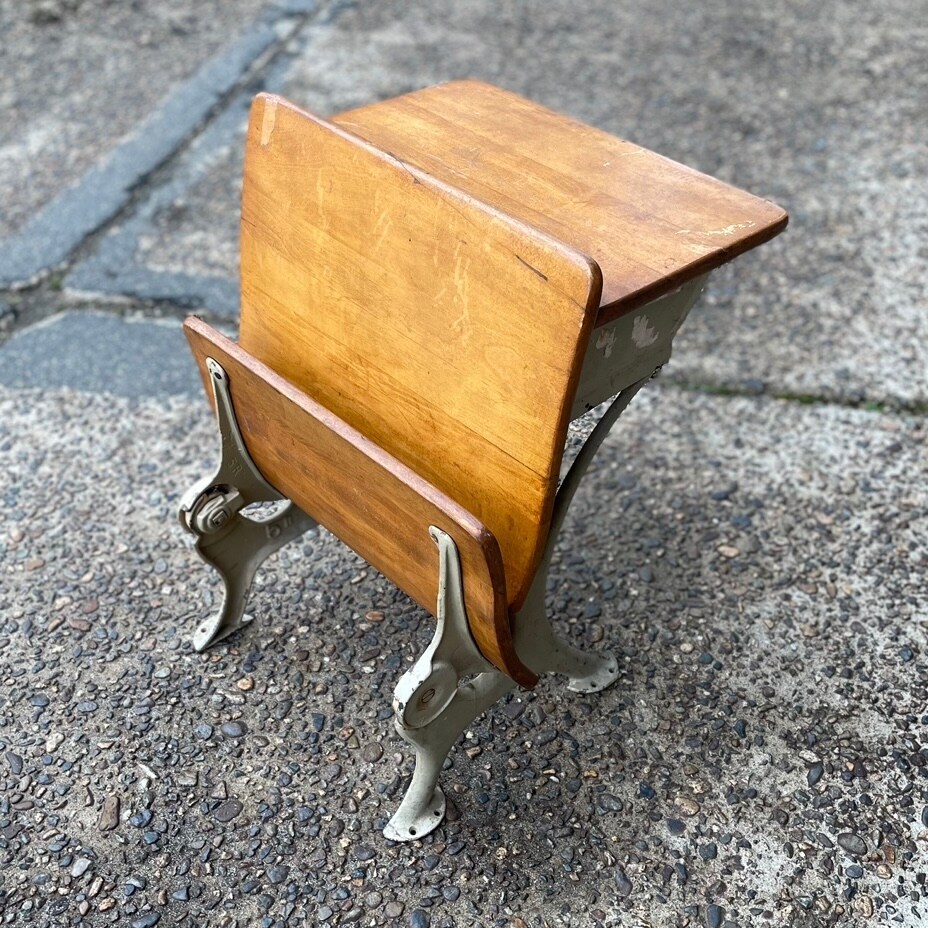 1940s-50s Vintage School Desk Chair